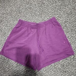 Champion Women's Athletic Shorts in Vibrant Purple